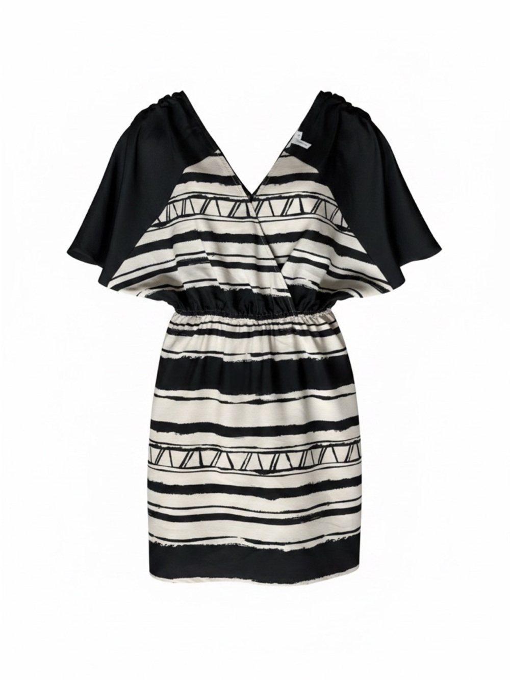 BCBGeneration Boho Tribal Geometric Pocket Dress XS
